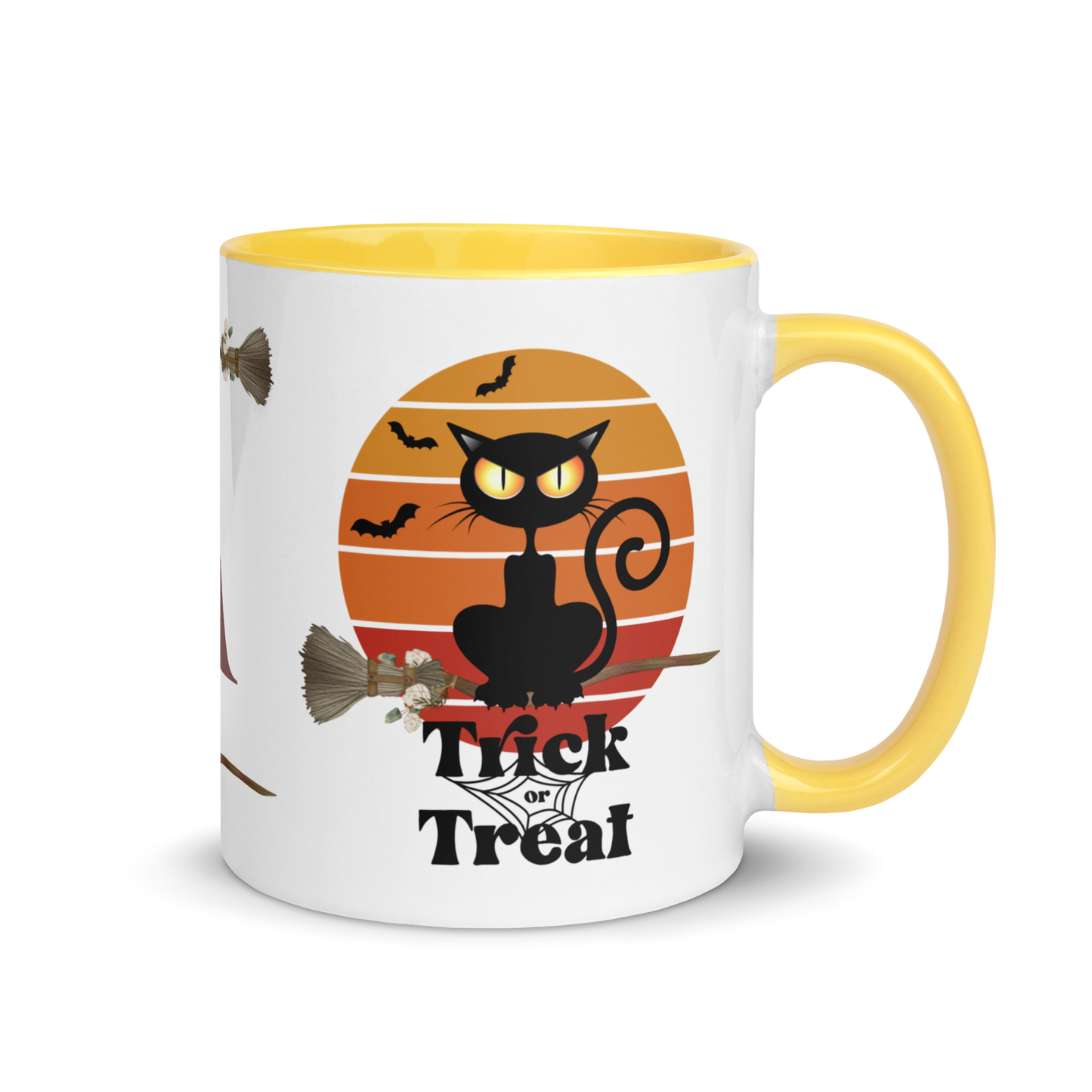 Monogramed Coffee Mug 11oz | The Witch Cat's Trick or Treat Adventure