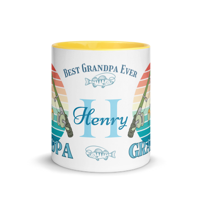 Personalized Coffee Mug 11oz | Reel Cool Grandpa Best Grandpa Ever