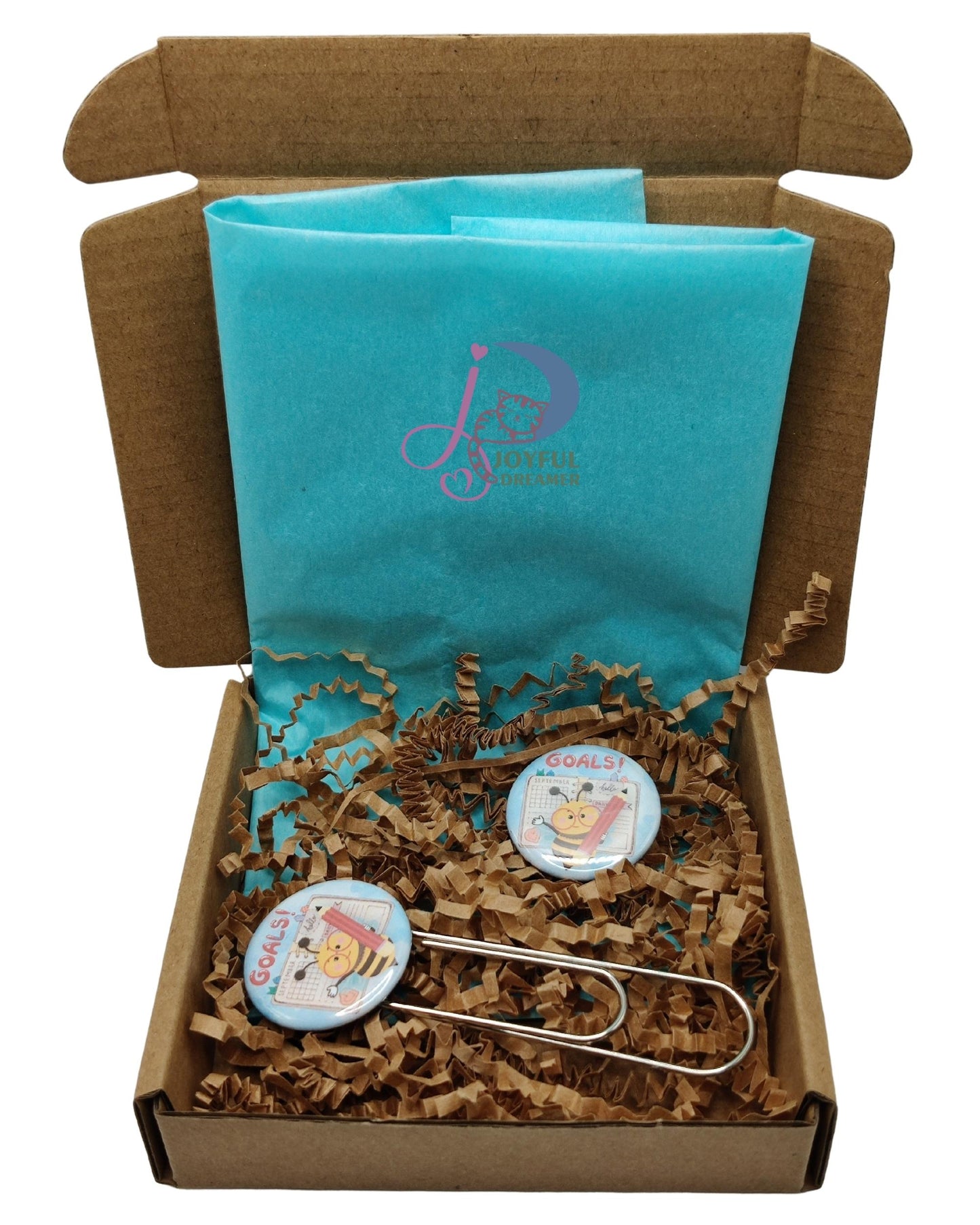 Gift Set | Jumbo Paperclip Bookmark and White Board Magnet