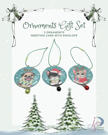 Gift Set | Handmade Holiday Ornaments