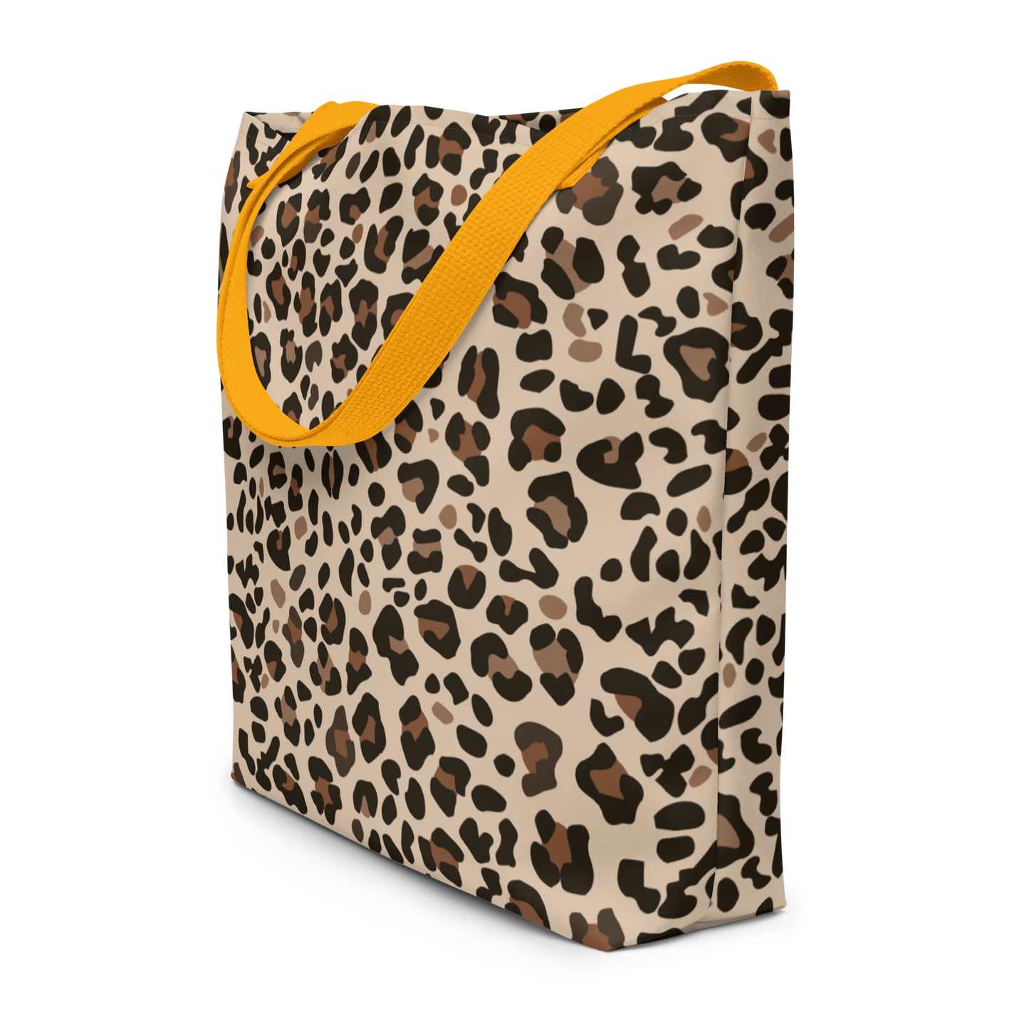 Large Tote Bag 16" x 20" | Leopard Animal Print