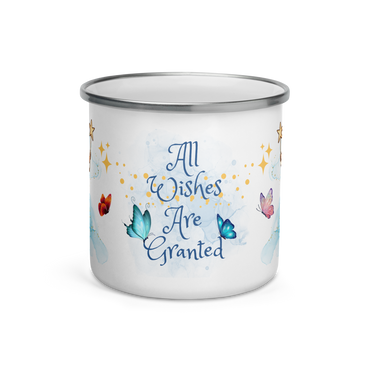 Enamel Mug | All Wishes Are Granted | Little Pink Fairy
