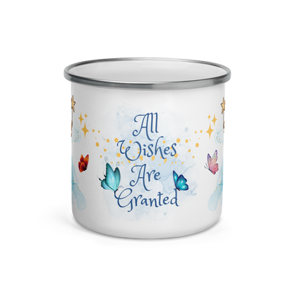 Enamel Mug | All Wishes Are Granted | Little Pink Fairy