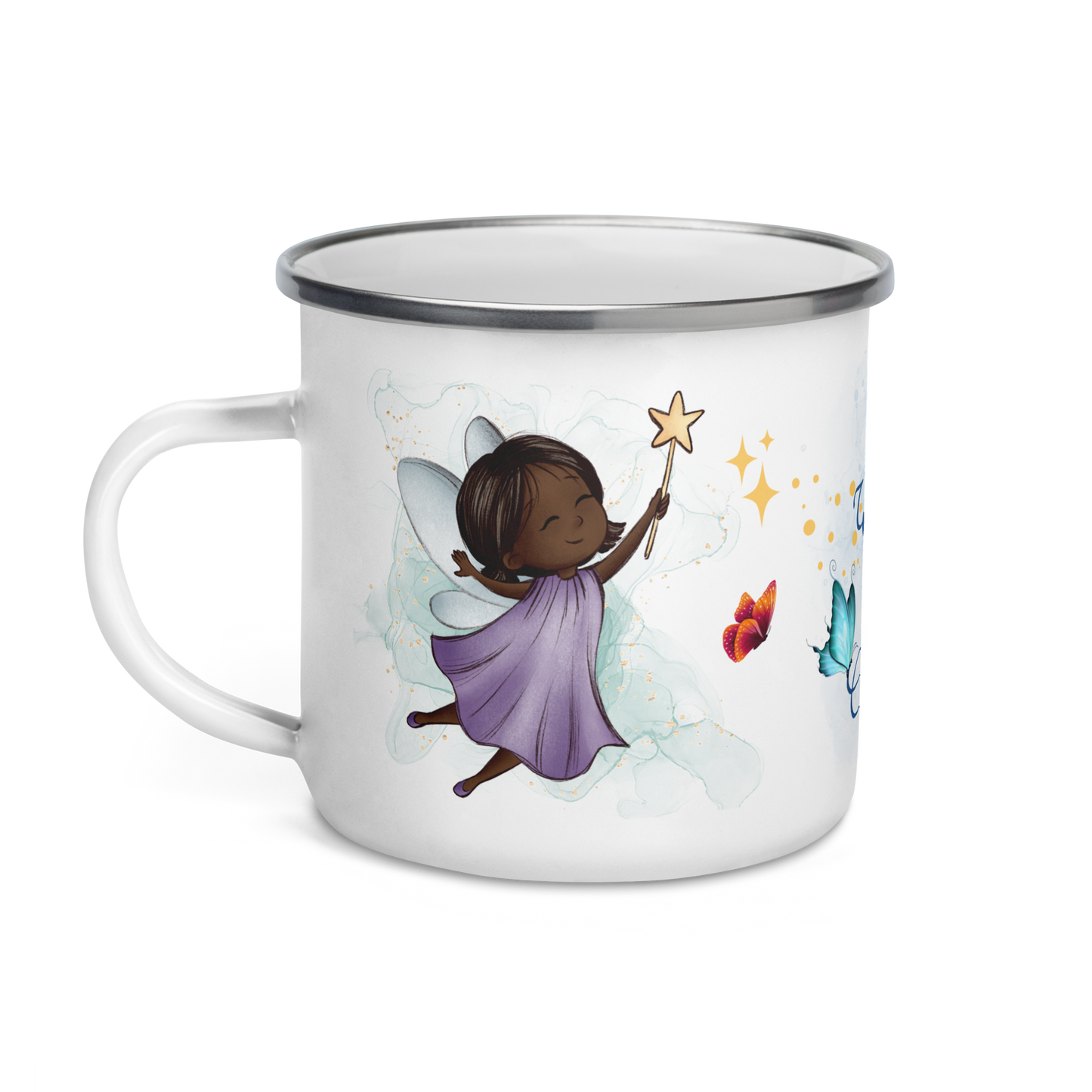 Enamel Mug | All Wishes Are Granted | Little Purple Fairy