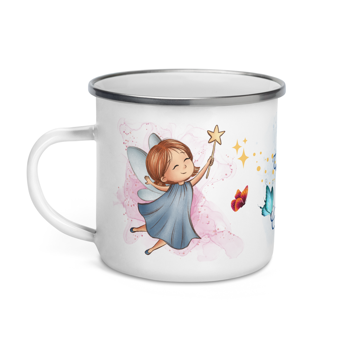 Enamel Mug | All Wishes Are Granted | Little Blue Fairy