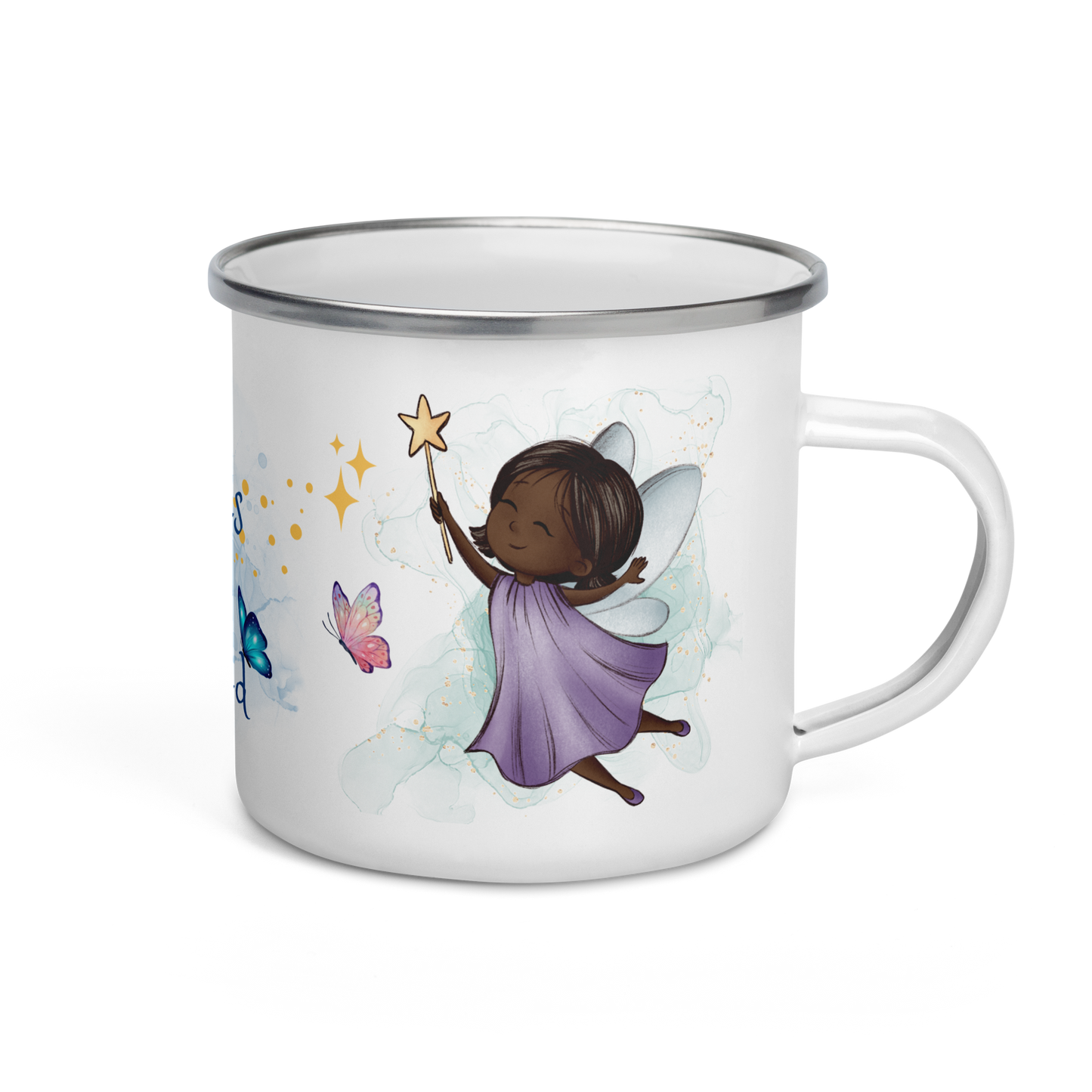 Enamel Mug | All Wishes Are Granted | Little Purple Fairy
