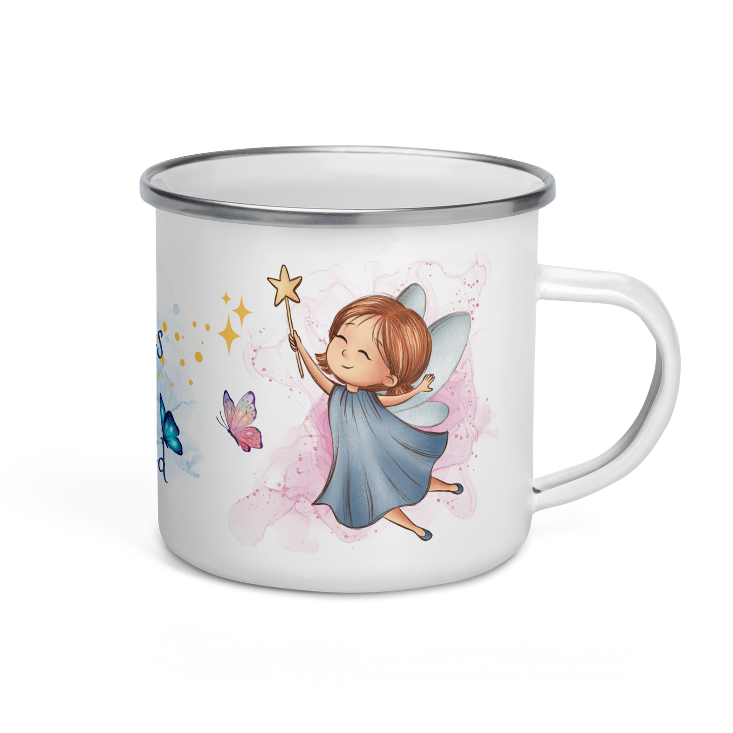 Enamel Mug | All Wishes Are Granted | Little Blue Fairy