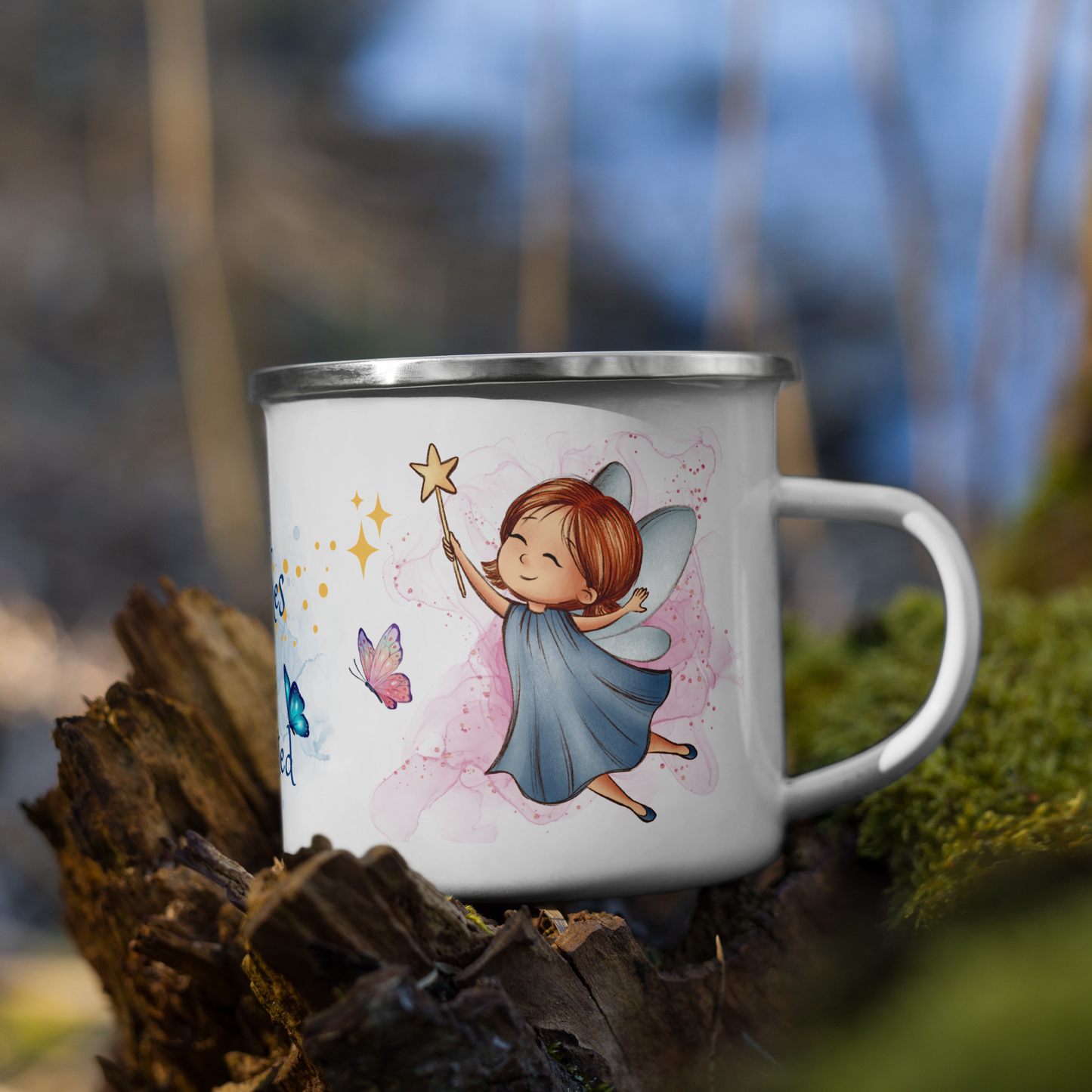 Enamel Mug | All Wishes Are Granted | Little Blue Fairy