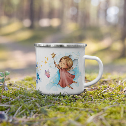 Enamel Mug | All Wishes Are Granted | Little Pink Fairy