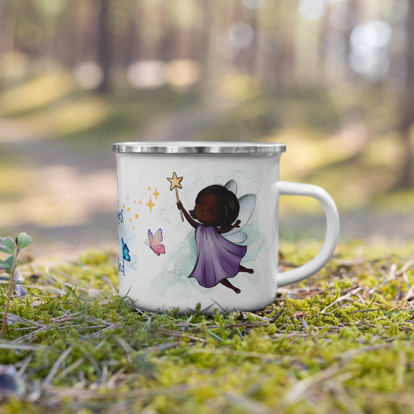Enamel Mug | All Wishes Are Granted | Little Purple Fairy