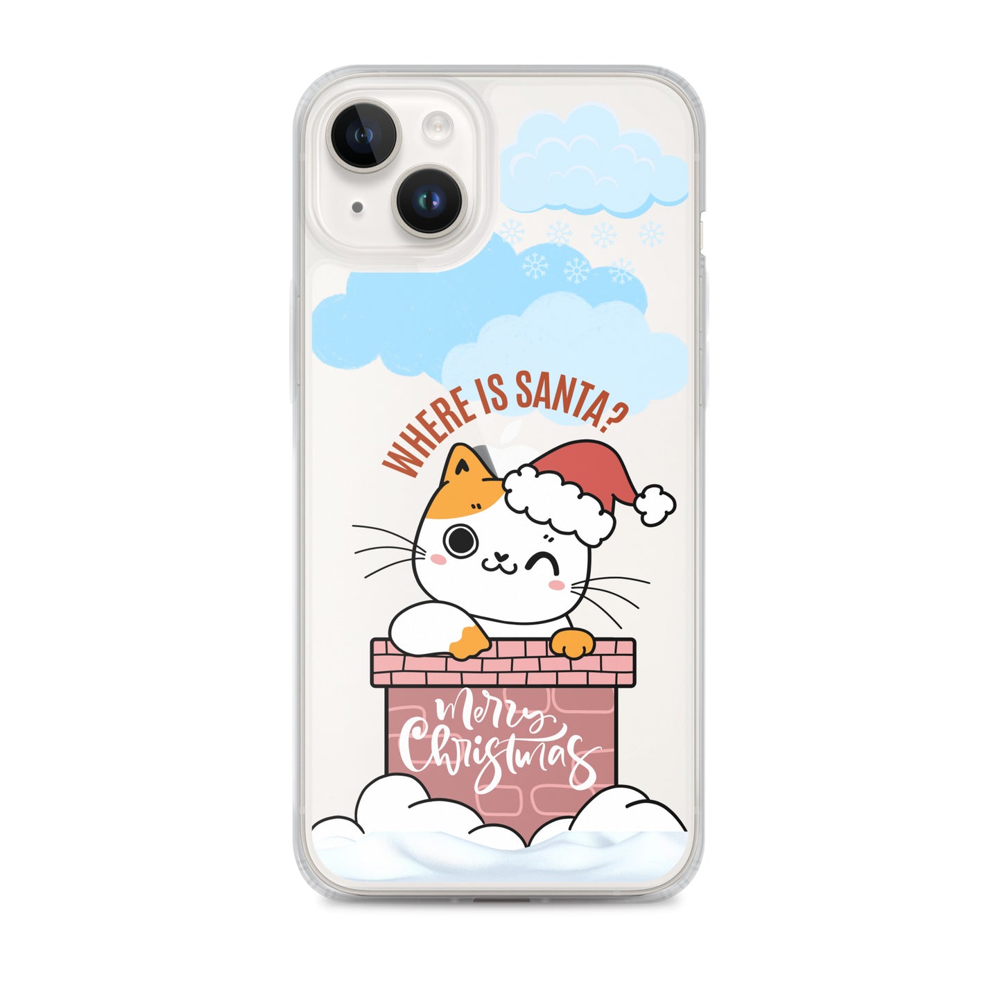 Clear Case For iPhone 14, 14 Plus, 14 Pro, 14 Pro Max | Cat Themed