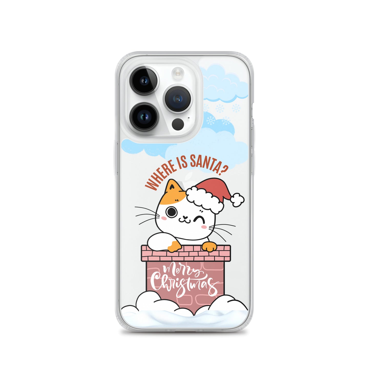Clear Case For iPhone 14, 14 Plus, 14 Pro, 14 Pro Max | Cat Themed