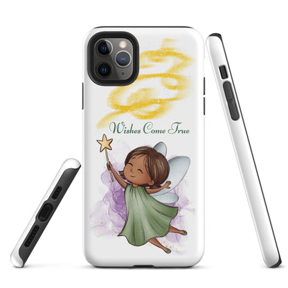 Tough case for iPhone 11, 12, 13, 14, 15, 16 Variations | Wishes Come True - Green Fairy