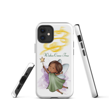 Tough case for iPhone 11, 12, 13, 14, 15, 16 Variations | Wishes Come True - Green Fairy