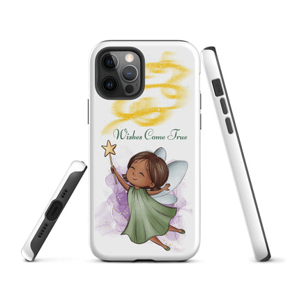 Tough case for iPhone 11, 12, 13, 14, 15, 16 Variations | Wishes Come True - Green Fairy