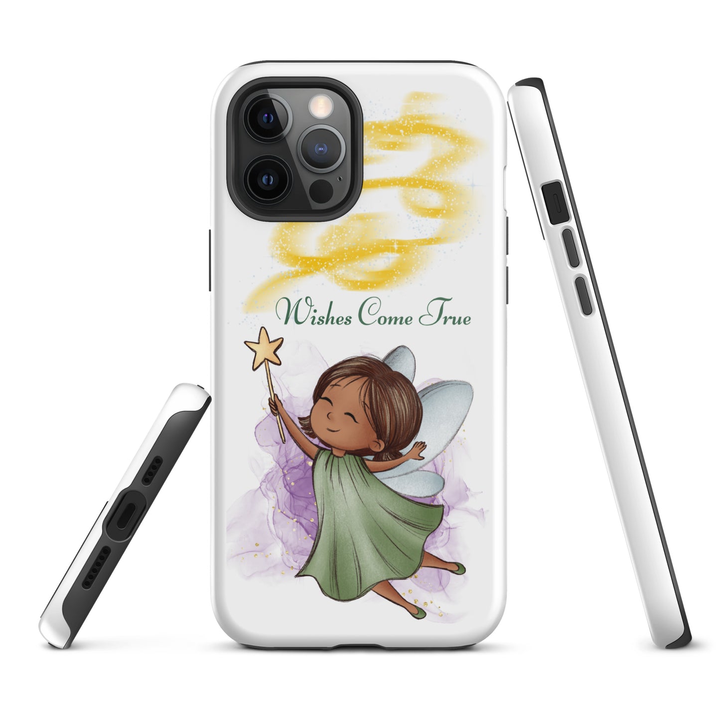 Tough case for iPhone 11, 12, 13, 14, 15, 16 Variations | Wishes Come True - Green Fairy