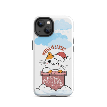 Tough case for iPhone 14, 15, 16, Plus, Pro, Pro Max | Cat Themed