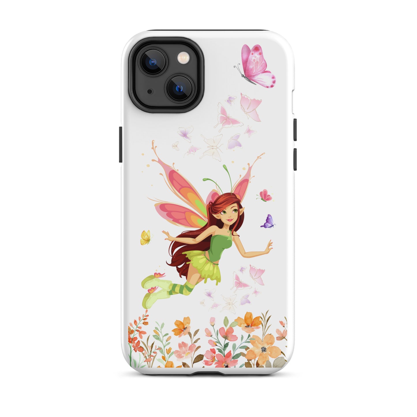 Tough case for iPhone 14, 15, Plus, Pro, Pro Max | Fairy Themed