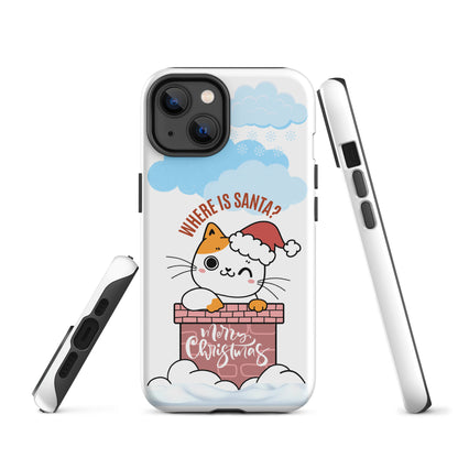 Tough case for iPhone 14, 15, 16, Plus, Pro, Pro Max | Cat Themed