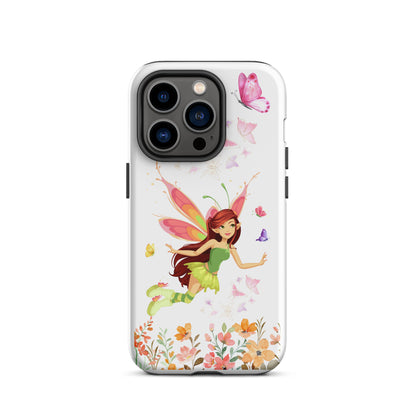 Tough case for iPhone 14, 15, Plus, Pro, Pro Max | Fairy Themed