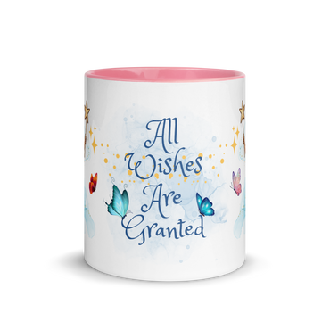 Accent Coffee Mug 11oz | All Wishes Are Granted | Pink Fairy