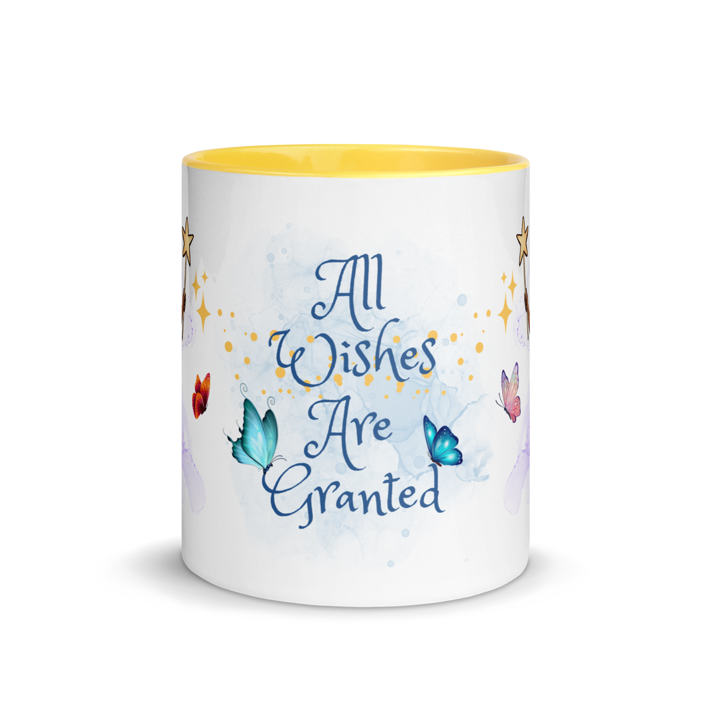 Accent Coffee Mug 11oz | All Wishes Are Granted | Green Fairy